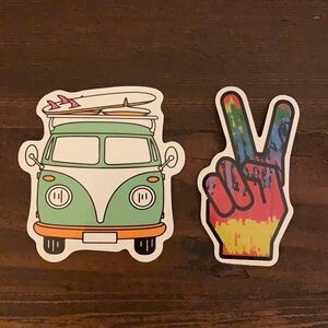 Stickers Laptop Water Bottle Set of 2 VSCO Large
